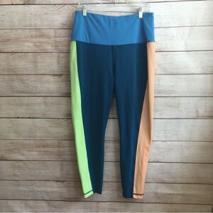 ZELOS COLOR BLOCK HIGH RISE LEGGINGS‎